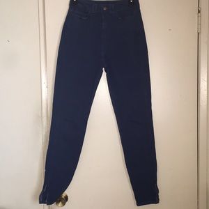 American Apparel skinny ankle jeans